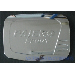 โครเมี่ยม ครอบฝาถังน้ำมัน FOR MITSUBISHI PAJERO SPORT 2010-2012 ปาเจโร สปอร์ต